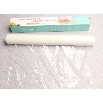 Wholesale Fruit Self-adhesive Compostable Biodegradable Plastic Cling Wrap Cutter